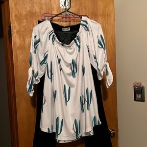 Catus off the shoulder top